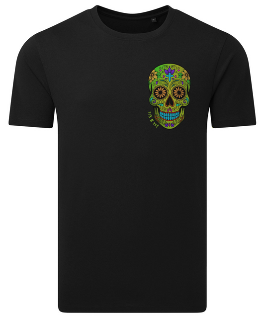 Sugar Skull Pocket Print T-shirt